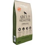 vidaXL Trockenfutter für Hunde Adult Sensitive Lamb & Rice 15 kg