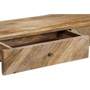 VidaXL Wandtafel 118x30x80 cm Massief Mangohout