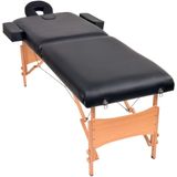 vidaXL-Massagetafel-inklapbaar-2-zones-10-cm-dik-zwart