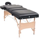 vidaXL-Massagetafel-inklapbaar-3-zones-10-cm-dik-zwart