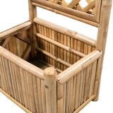 vidaXL Pflanzenbehälter mit Spalier Bambus 40 cm