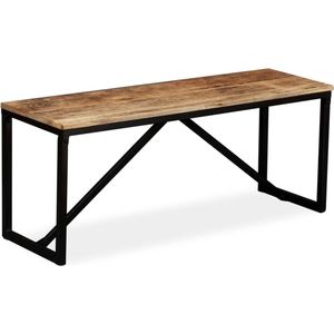 VidaXL Bankje 110x35x45 cm - Massief Mangohout