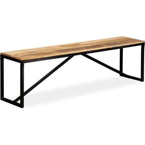 VidaXL Bankje 160x35x45 cm - Massief Mangohout