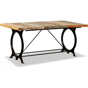 vidaXL-Eettafel-180-cm-massief-gerecycled-hout