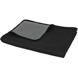 vidaXL - Bedsprei - Grijs en Zwart - Microvezel - Gequilt