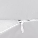 vidaXL - Zijslaapkussen - Grijs - Microvezel - 40x145 cm