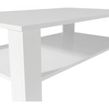 VidaXL Salontafel 100x59x42 cm Spaanplaat Wit