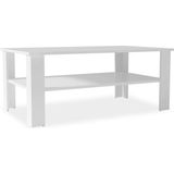 VidaXL Salontafel 100x59x42 cm Spaanplaat Wit