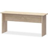 vidaXL-Eettafel-en-banken-spaanplaat-eikenkleur-3-st