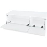 vidaXL Tv-meubel 120x40x34 cm bewerkt hout hoogglans wit