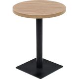 vidaXL-Bistrotafel-rond-60x75-cm-MDF-en-staal-eikenkleur