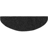 Trapmatten - Donkergrijs - Genaaldvilte Stof - Set van 15