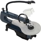 Figuurzaagmachine - Blauw - Gietijzer, Aluminium, Kunststof - Inclusief 4 Zaagbladen