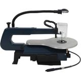 Figuurzaagmachine - Blauw - Gietijzer, Aluminium, Kunststof - Inclusief 4 Zaagbladen