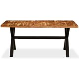 VidaXL Eettafel 180x90x76 cm Massief Acacia en Mangohout