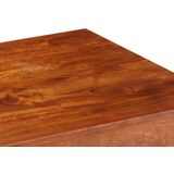 vidaXL Bureau - Massief Acaciahout - Honingafwerking - Retro Stijl