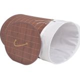 vidaXL Bambus-Wäschekorb Oval Braun