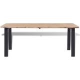 VidaXL Eettafel 170x90 cm Massief Acaciahout