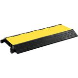 Vidaxl - Kabelbrücke Überfahrschutz 3 Kanäle Gummi 93 cm