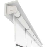 vidaXL Duschrollo 120x240 cm Quadratmuster
