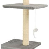 vidaXL-Kattenkrabpaal-met-sisal-krabpalen-260-cm-grijs