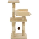 Vidaxl - Katzen-Kratzbaum mit Sisal-Kratzsäulen 65 cm Beige