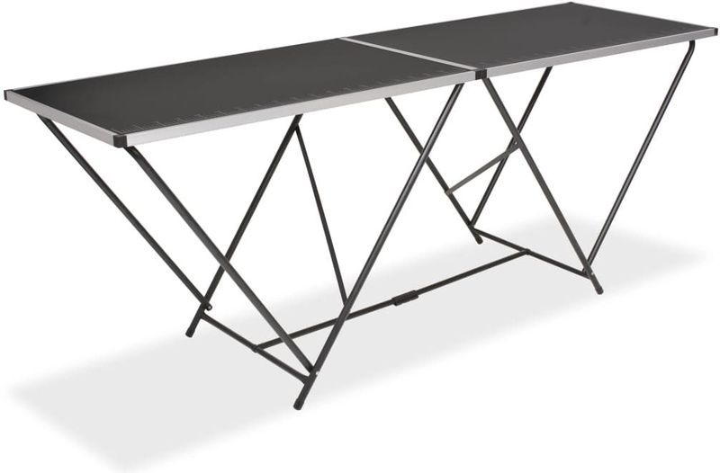 Behangtafel - Zwart - MDF - Aluminium Frame - Draagvermogen 20 kg