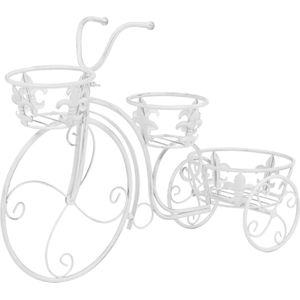 vidaXL Plantenstandaard fietsvorm vintage stijl metaal