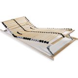 Lattenrost mit 28 Latten 7 Zonen 70x200 cm Vidaxl
