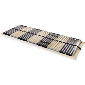 vidaXL - Lattenbodem - met - 42 - latten - 7 - zones - 80x200 - cm