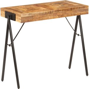 VidaXL Wandtafel 80x40x75 cm - Massief Mangohout