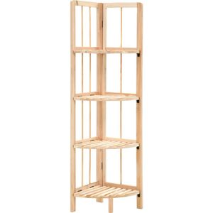 vidaXL Eckregal Zedernholz 27x27x110 cm