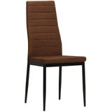 vidaXL-Eetkamerstoelen-4-st-stof-bruin