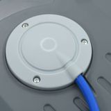 Automatische Luchtslanghaspel - Grijs - PVC - 12 Meter