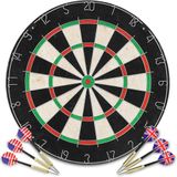 vidaXL-Dartbord-professioneel-met-6-darts-en-surround-sisal