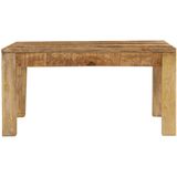 VidaXL Salontafel 80x80x40 cm - Massief Mangohout