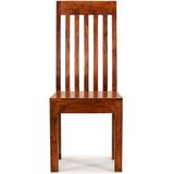 vidaXL Eetkamerstoelen 6 st massief hout modern