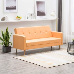 vidaXL - Bank - stof - oranje