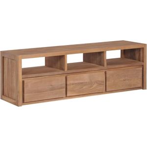 vidaXL-Tv-meubel-120x30x40-cm-teakhout-met-natuurlijke-afwerking