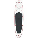 vidaXL Stand-up paddleboard opblaasbaar rood en wit