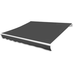 Vidaxl luifeldoek 400x300 cm canvas antraciet
