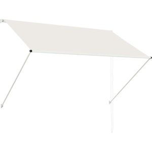 vidaXL - Luifel - uittrekbaar - 200x150 - cm - crème