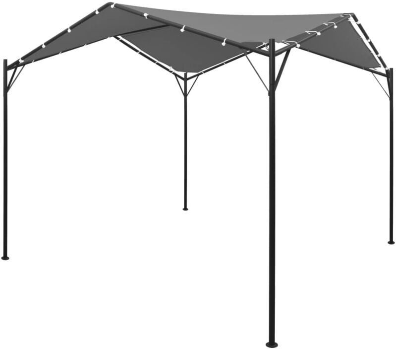 vidaXL - Prieel - 4x4 - m - antraciet