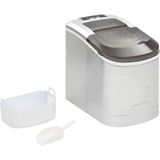 Eiswürfelbereiter Silbern 2,4 l 15 kg / 24 h Vidaxl
