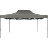 vidaXL Tent - Pop-Up - Antraciet - Staal - Waterdicht