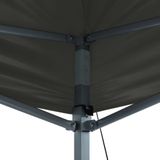 vidaXL Tent - Pop-Up - Antraciet - Staal - Waterdicht
