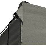 vidaXL Tent - Pop-Up - Antraciet - Staal - Waterdicht
