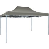 vidaXL Tent - Pop-Up - Antraciet - Staal - Waterdicht