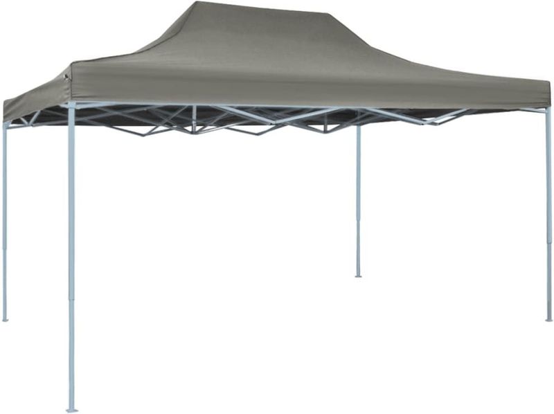 vidaXL Tent - Pop-Up - Antraciet - Staal - Waterdicht