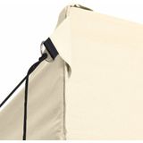 VidaXL Vouwtent 3x4,5m met 3 Wanden - Crème